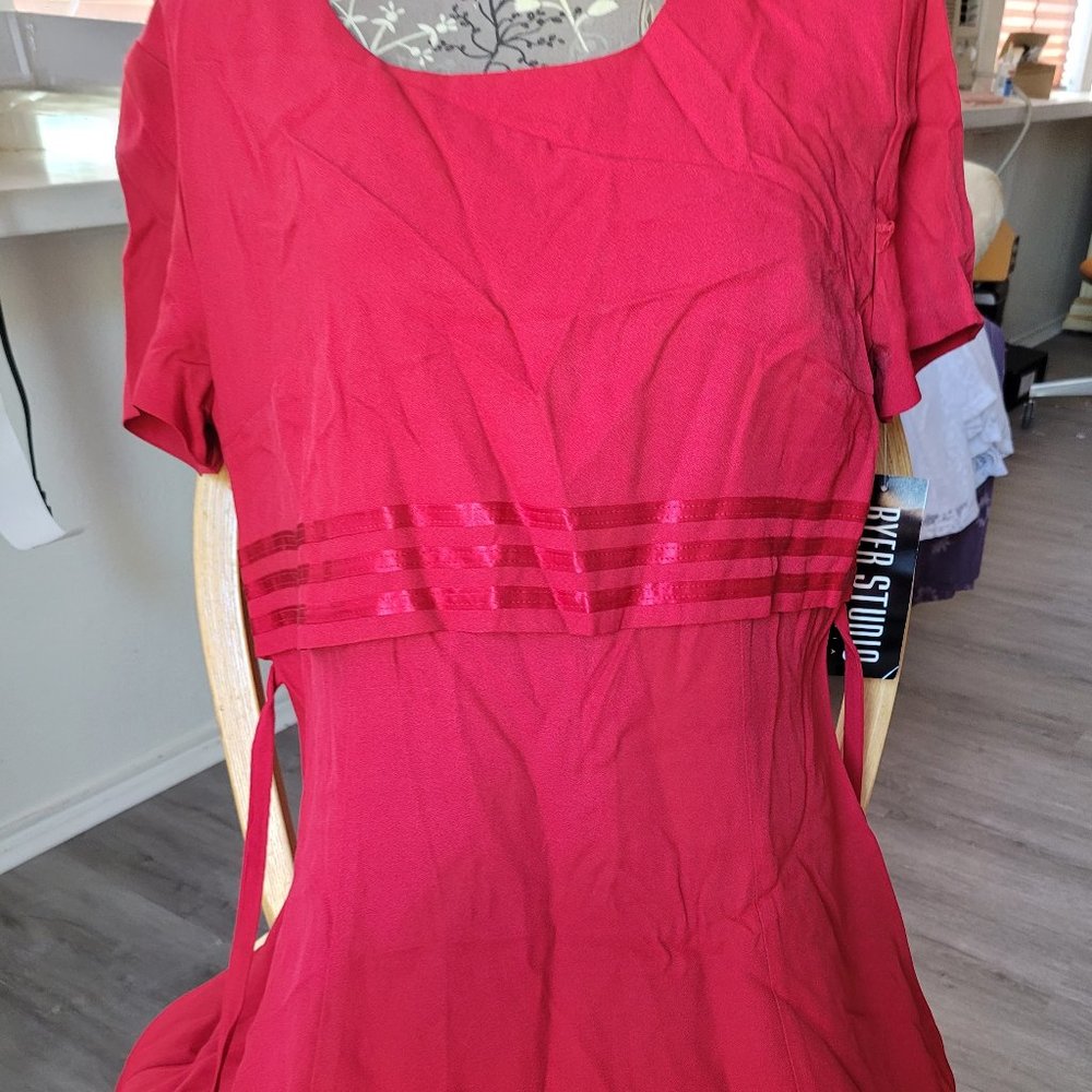 Red Dress Byer Studio Size 12